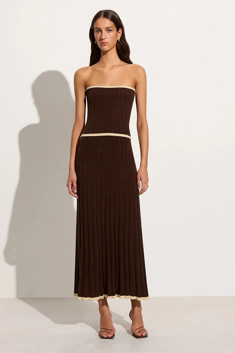 Albarella Knit Top Coffee - Final Sale