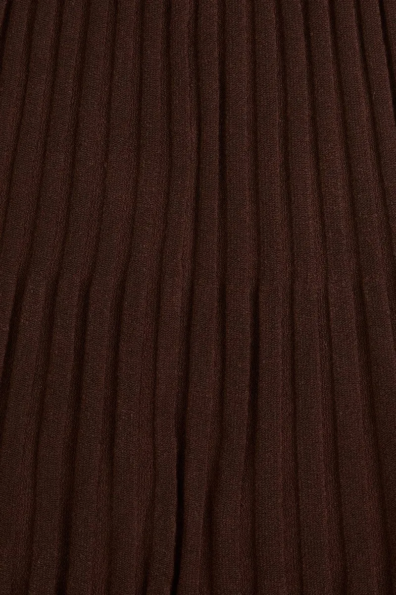 Albarella Knit Top Coffee - Final Sale