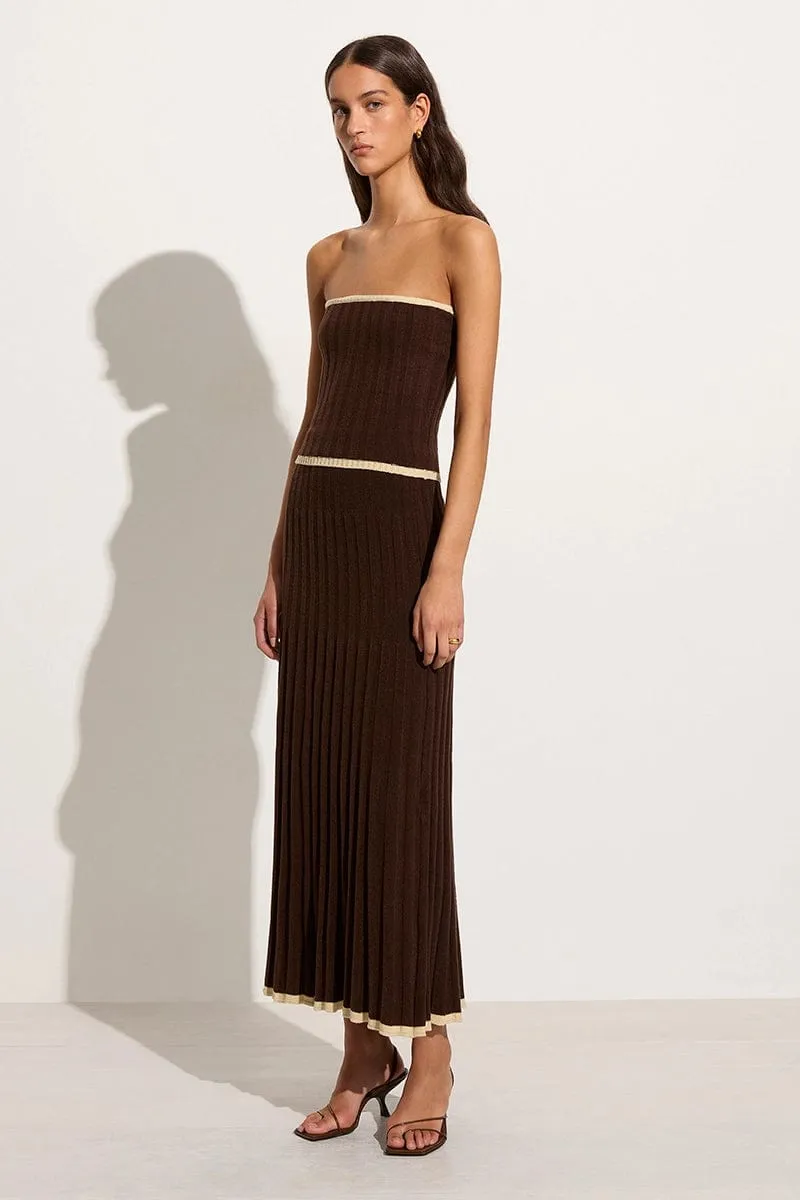 Albarella Knit Top Coffee - Final Sale