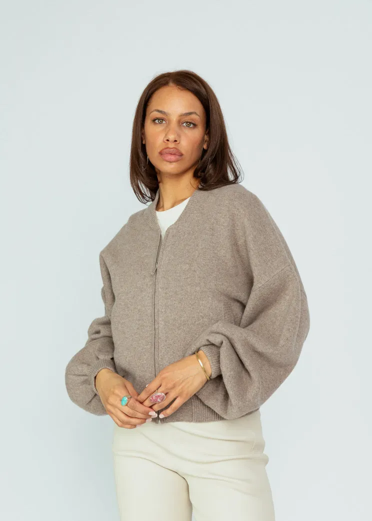 Arma Grey Taupe Cashmere Adriana Sweater