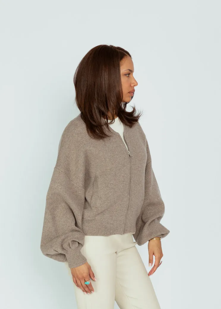Arma Grey Taupe Cashmere Adriana Sweater