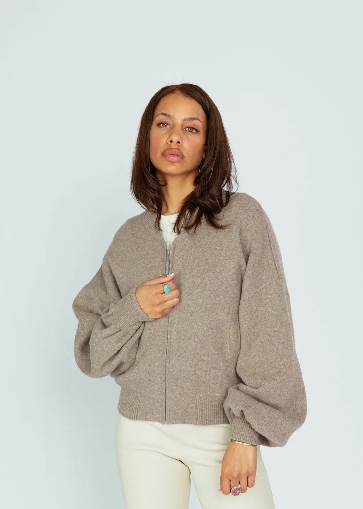 Arma Grey Taupe Cashmere Adriana Sweater
