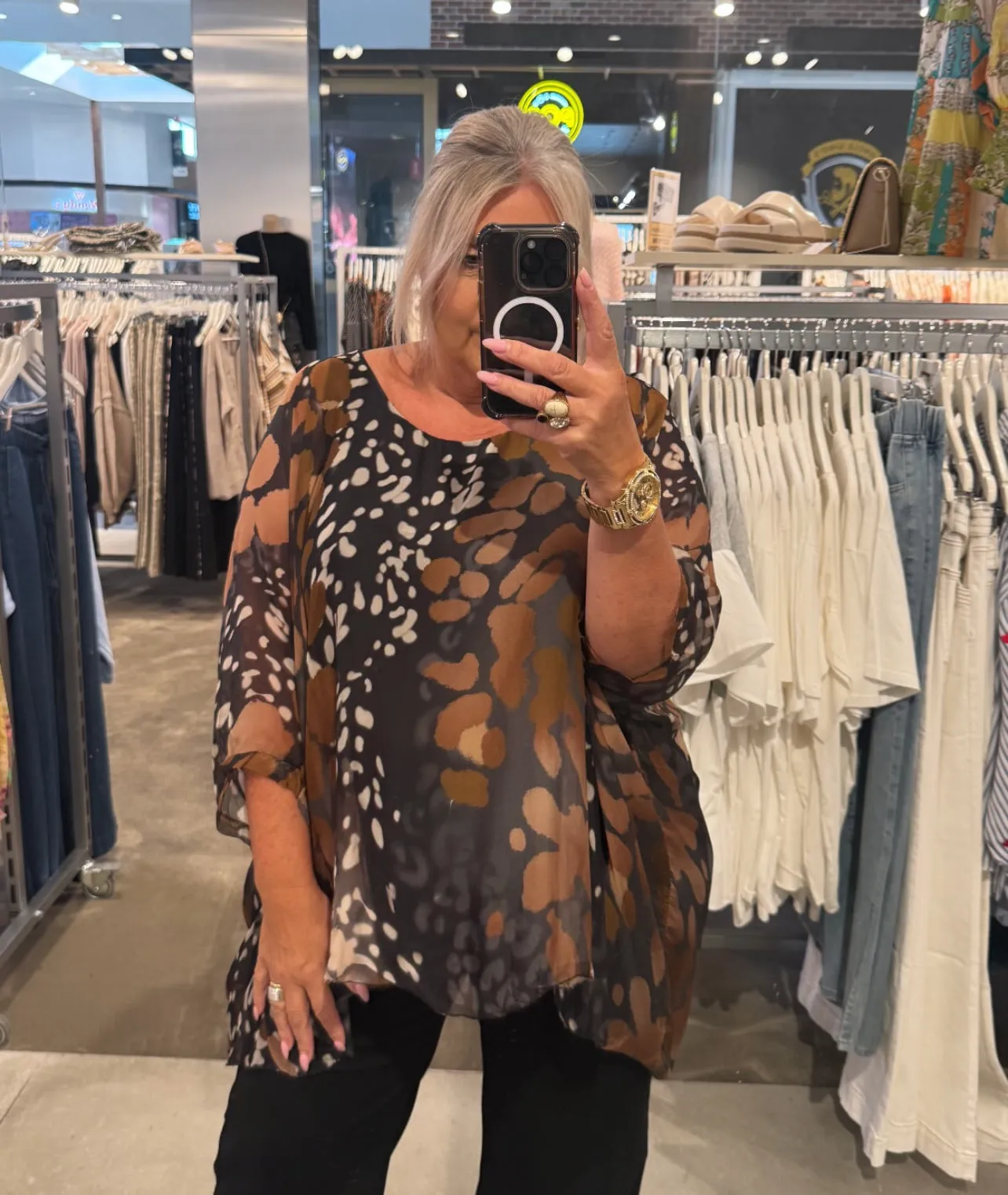 CELINE SILK TOP