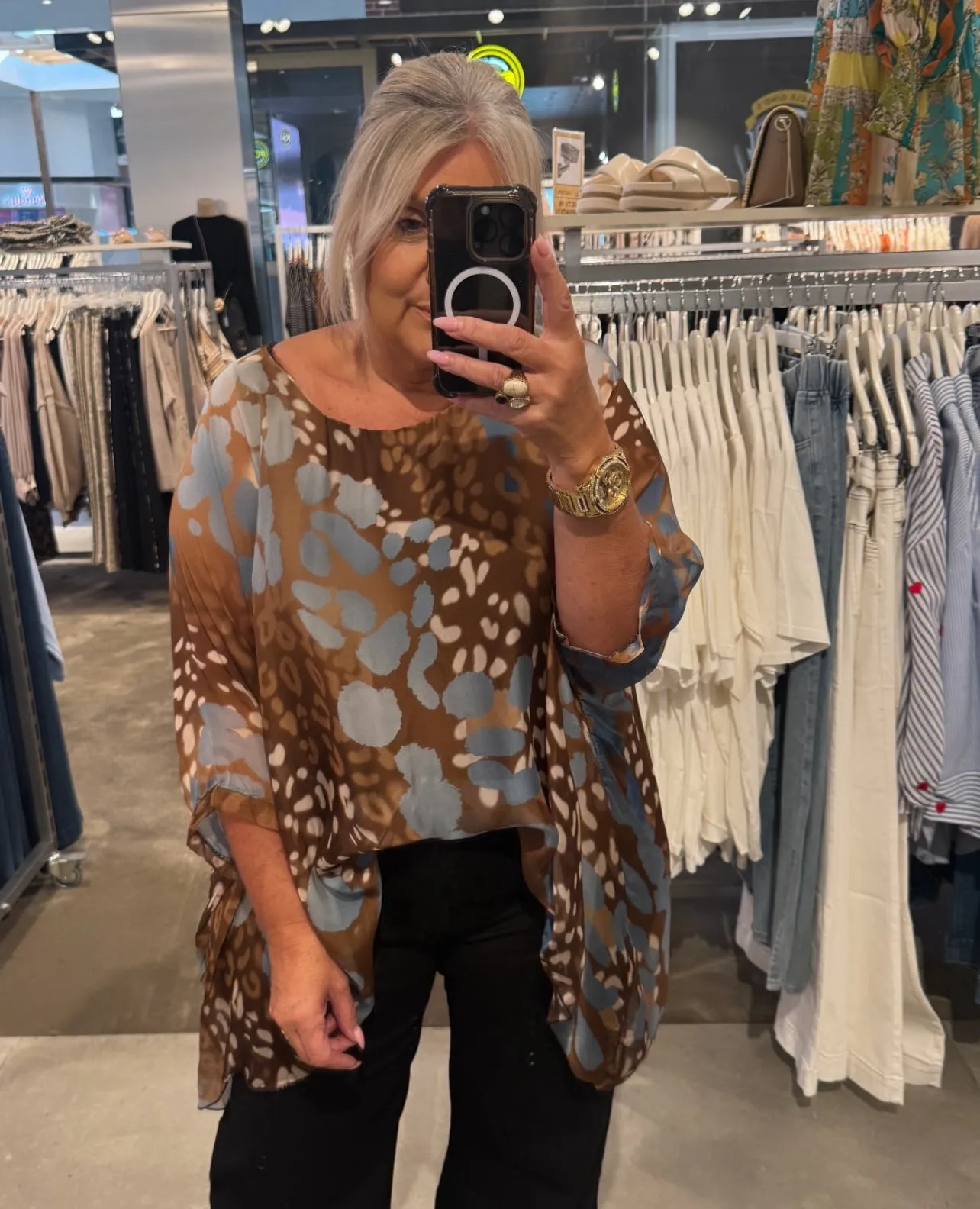 CELINE SILK TOP