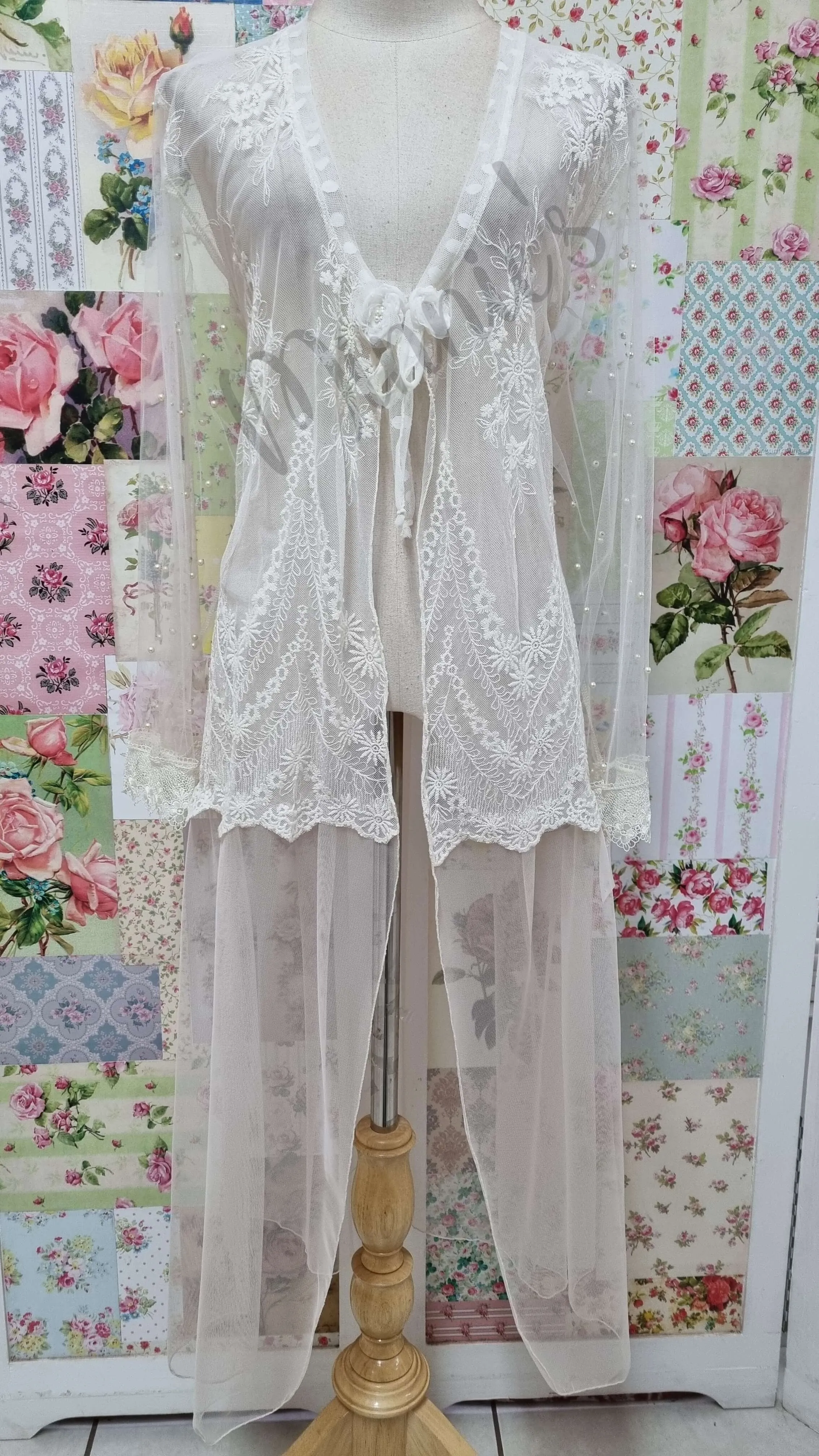 Cream 3-Piece Dress Set MB060