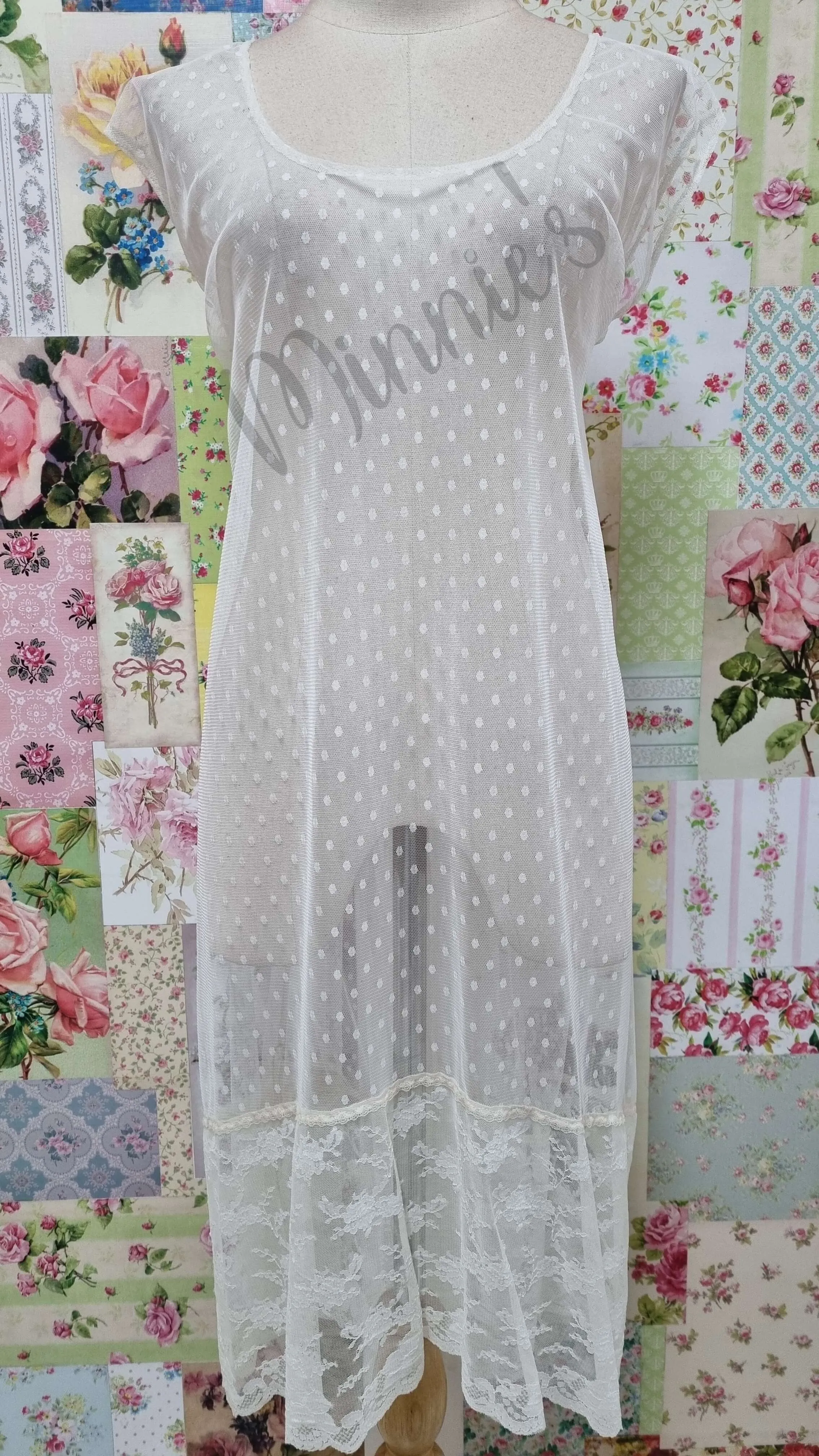 Cream 3-Piece Dress Set MB060
