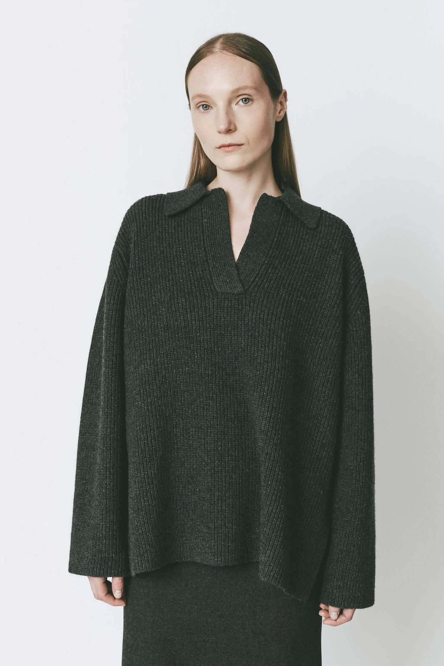 Crmieux Boxy Polo Sweater