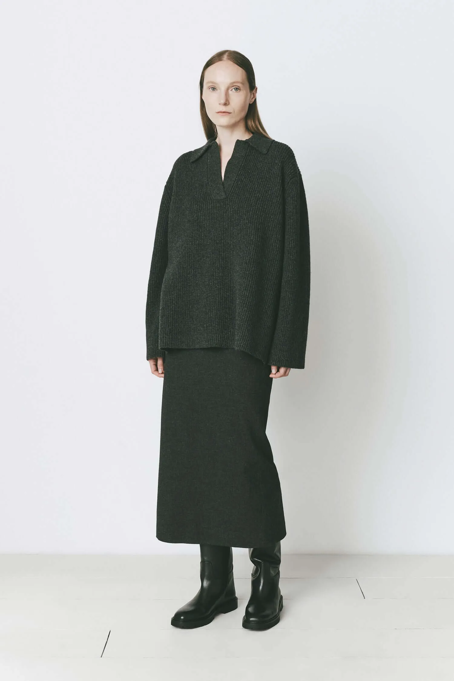 Crmieux Boxy Polo Sweater