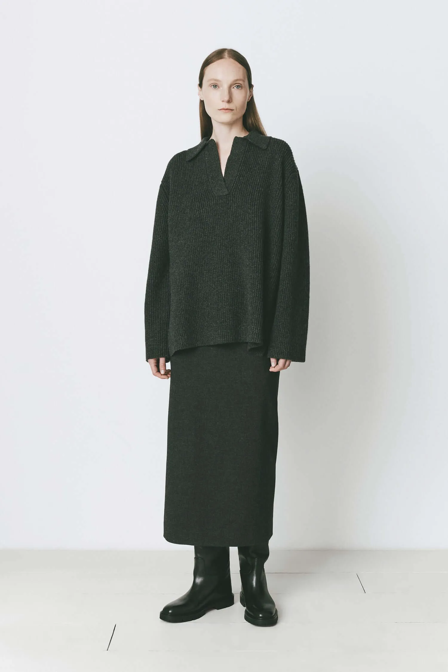 Crmieux Boxy Polo Sweater
