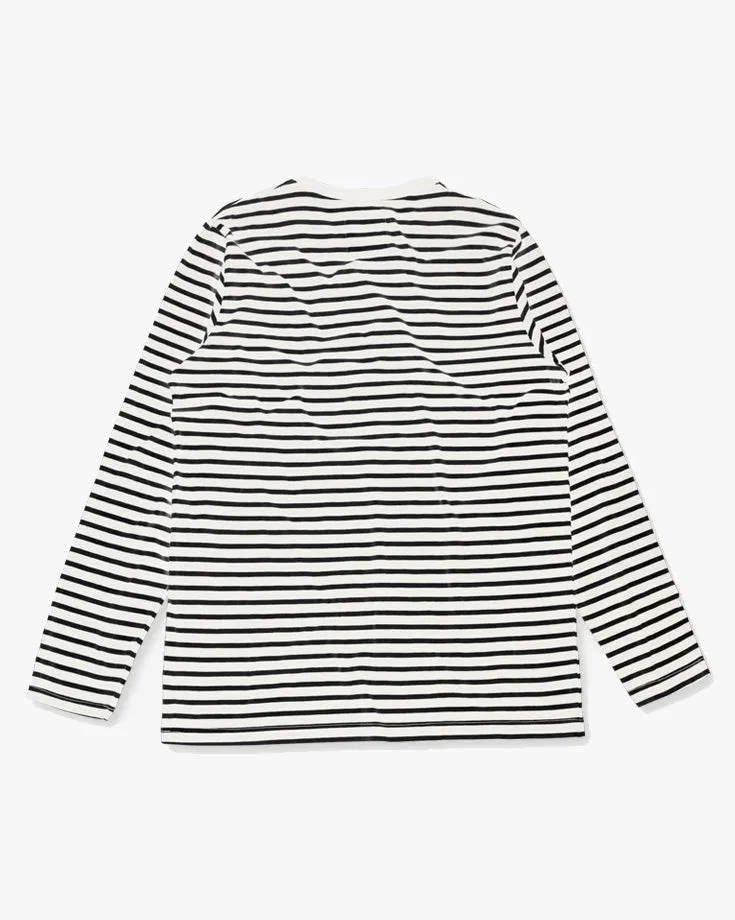 Hemen Biarritz Joritz Breton Stripe L/S Tee - Natural / Marine