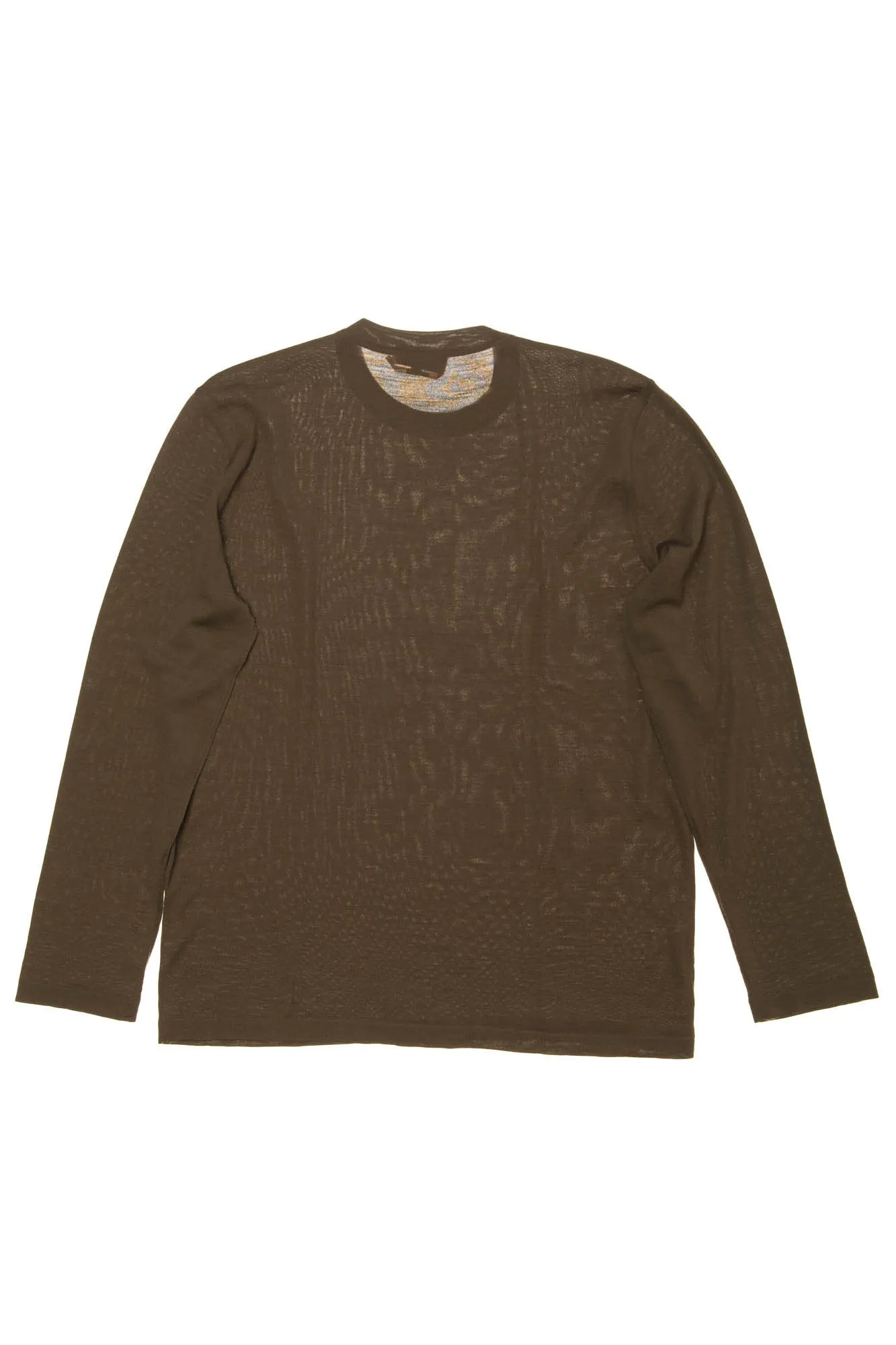 Hermes - Dark Olive Green Long Sleeve Shirt - L