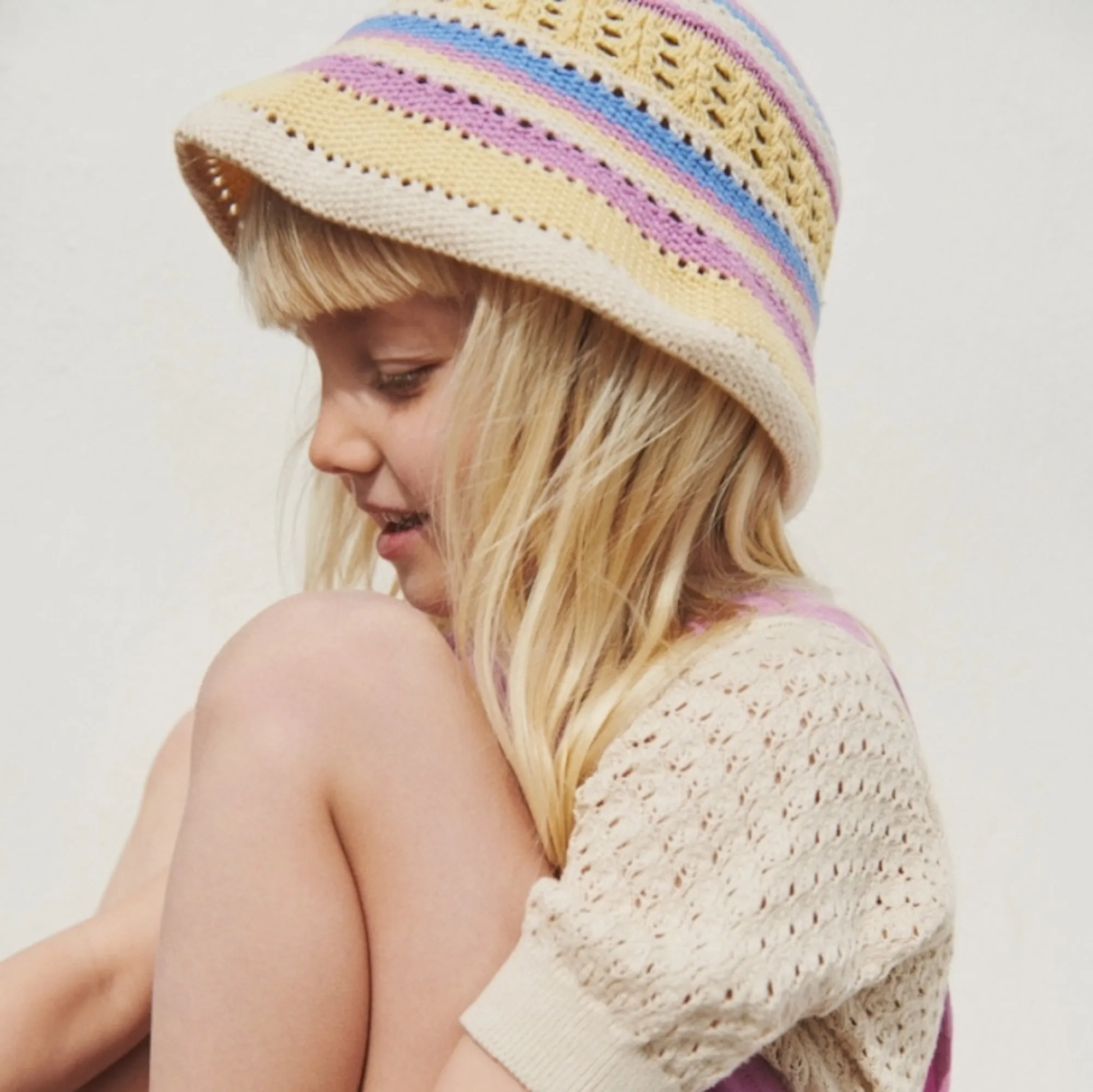 Knit Top S/S Alva - sandshell