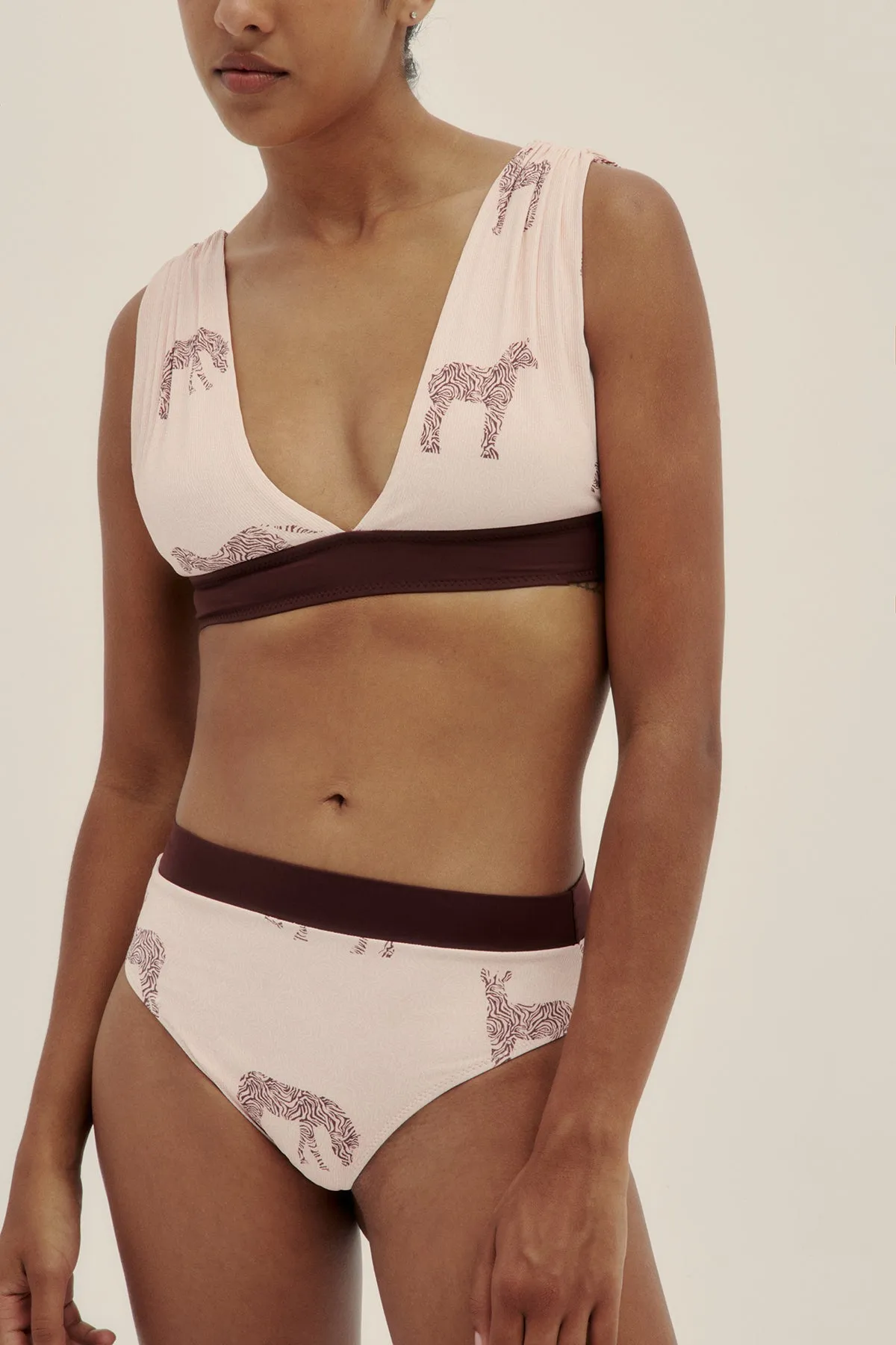 Moni Bikini Top Zebra
