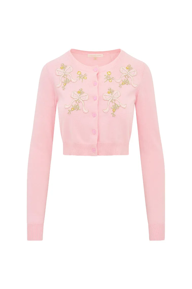 Nadima Cotton Embroidered Cardigan