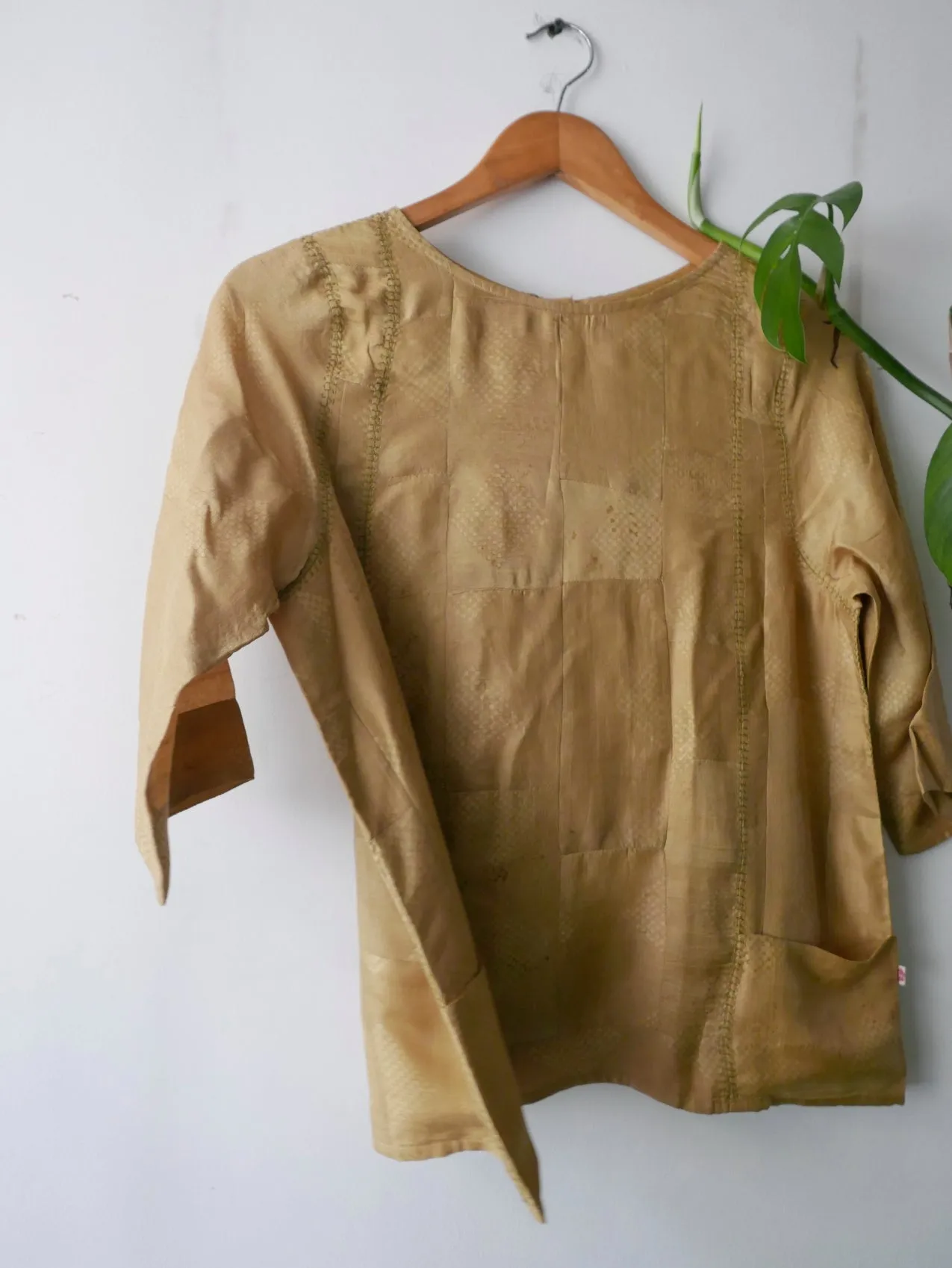 Silk Patch Top