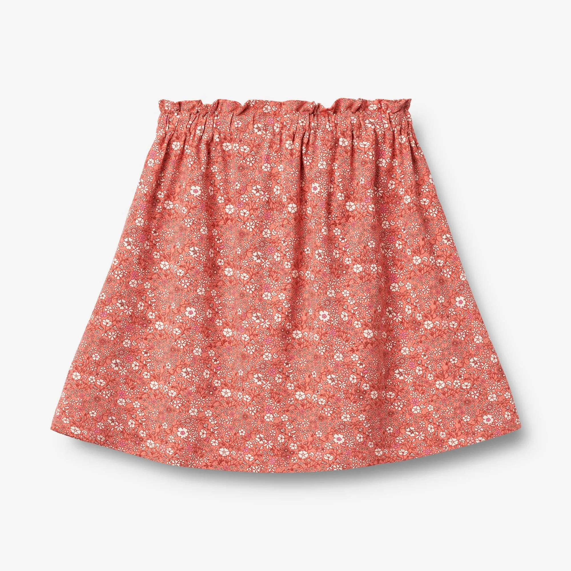 Skirt Natalia - coral flowers