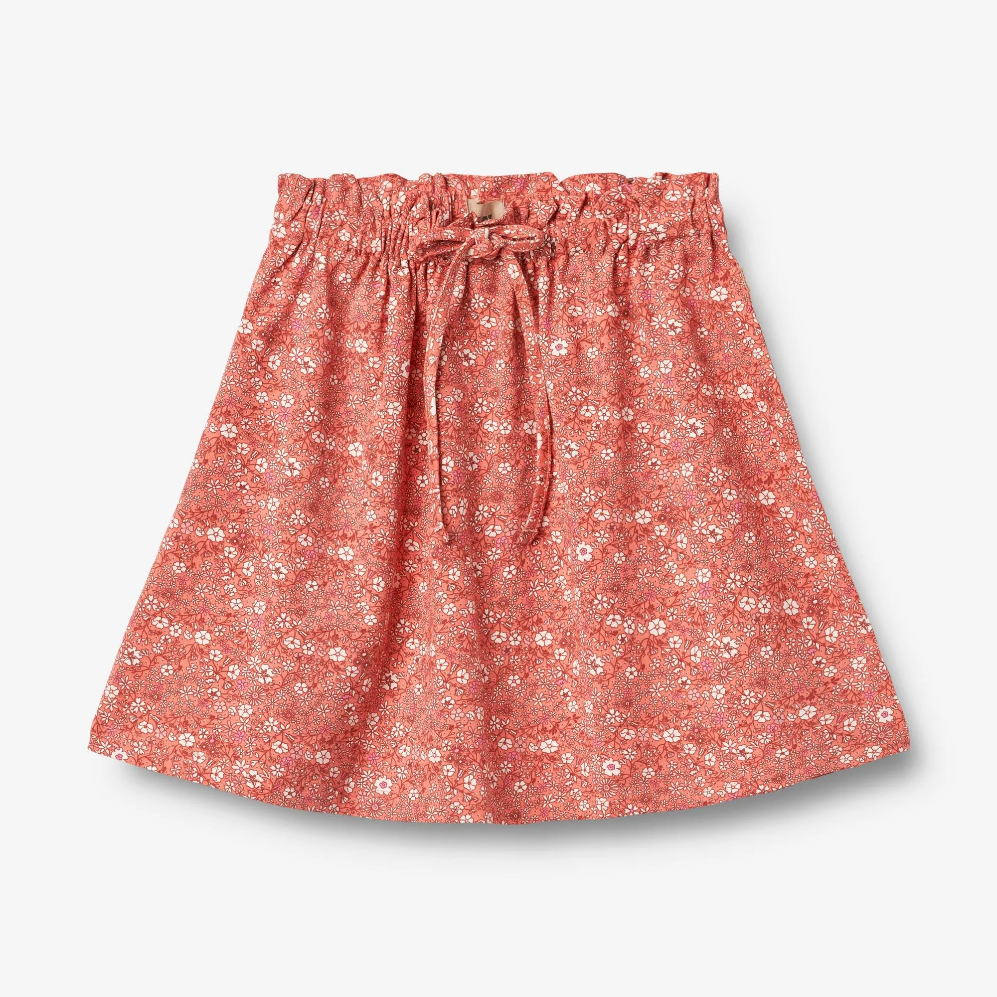 Skirt Natalia - coral flowers
