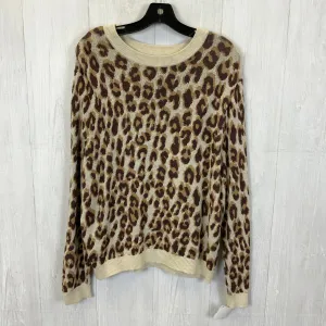Top Long Sleeve By A New Day In Animal Print, Size: Xl