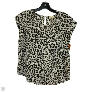 Top Sleeveless By Lily White In Animal Print, Size: M