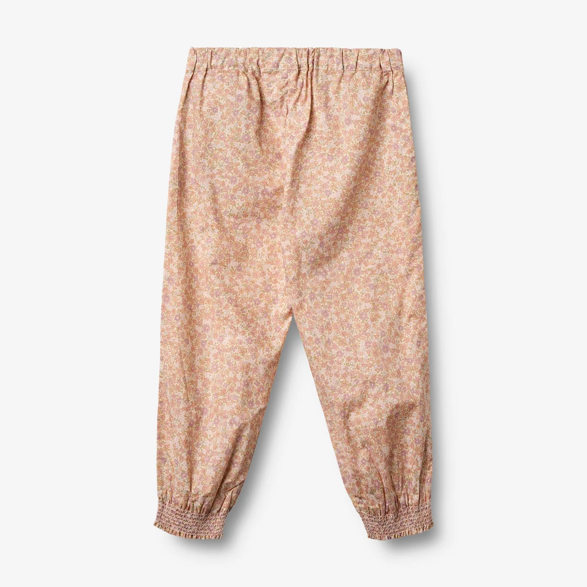 Trousers Sara - lilac flowers