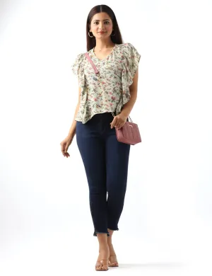 V Neck Short Top